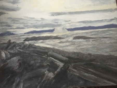 Distant Storm - Acrylic 2018
