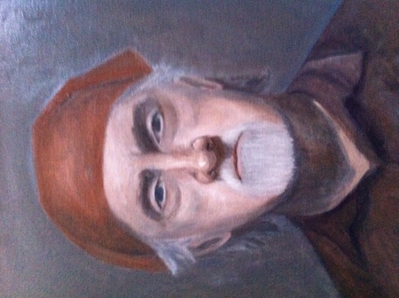 The Carpenter - Oil on Canvas Board